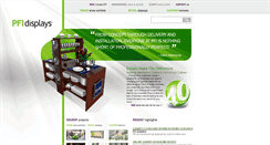 Desktop Screenshot of pfidisplays.com